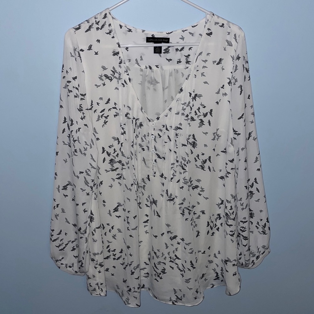 A Pea in the Pod Maternity Blouse L